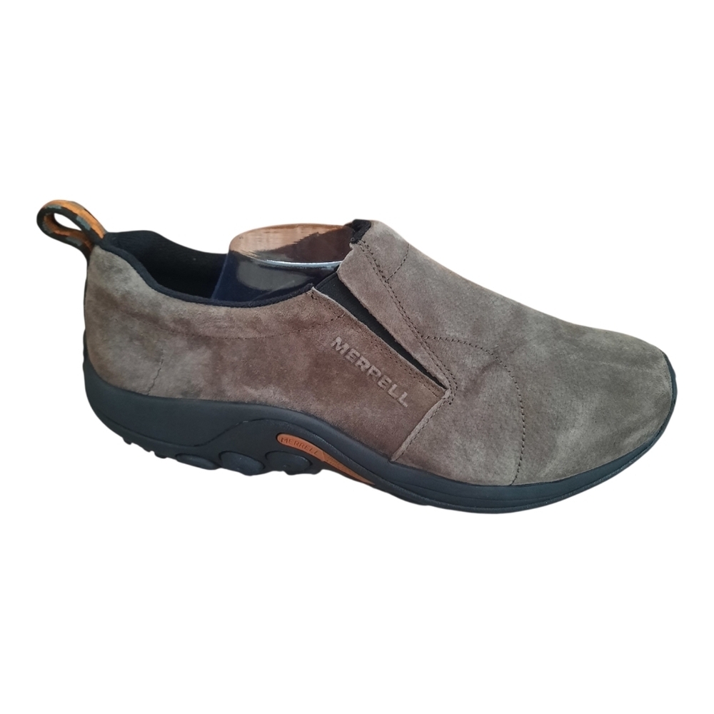 Merrell Jungle Moc Gunsmoke Suede Leather Slip-on J60787 Size 13W